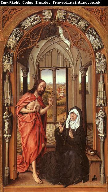 WEYDEN, Rogier van der Christ Appearing to His Mother, approx